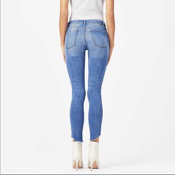 DL1961 Florence Instasculpt Skinny Ankle Raw Hem Jeans - Picture 2 of 11